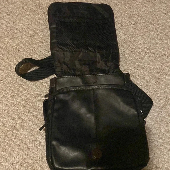 Vintage, BB design, leather black purse - Picture 3 of 5